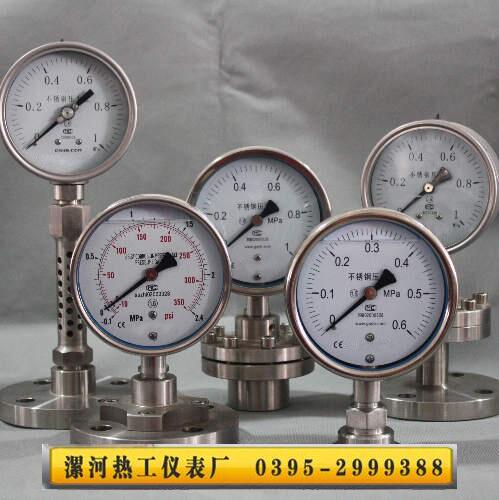 全不銹鋼隔膜壓力表
