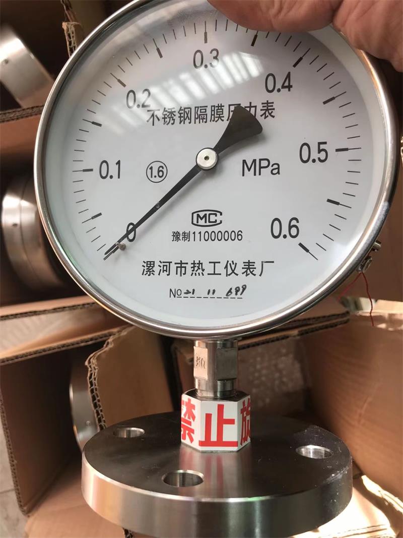隔膜壓力表